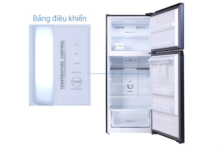 Tủ Lạnh Toshiba Inverter 407 Lít GR-RT535WE-PMV(06)-MG